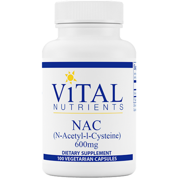 NAC (N-Acetyl-l-Cysteine) 600mg 100 Vegetarian Capsules