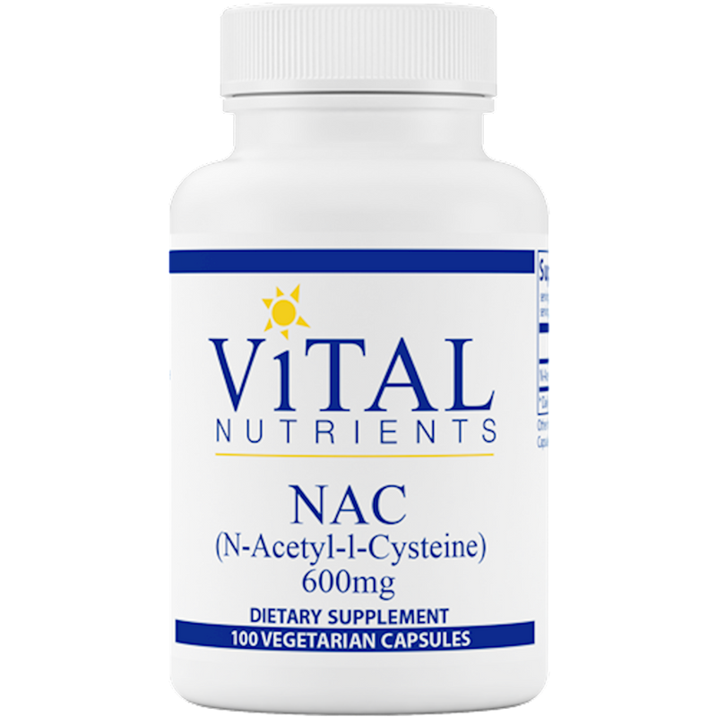 NAC (N-Acetyl-l-Cysteine) 600mg 100 Vegetarian Capsules