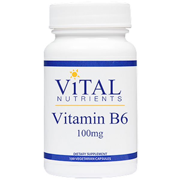 Vitamin B-6 100mg 100 Capsules
