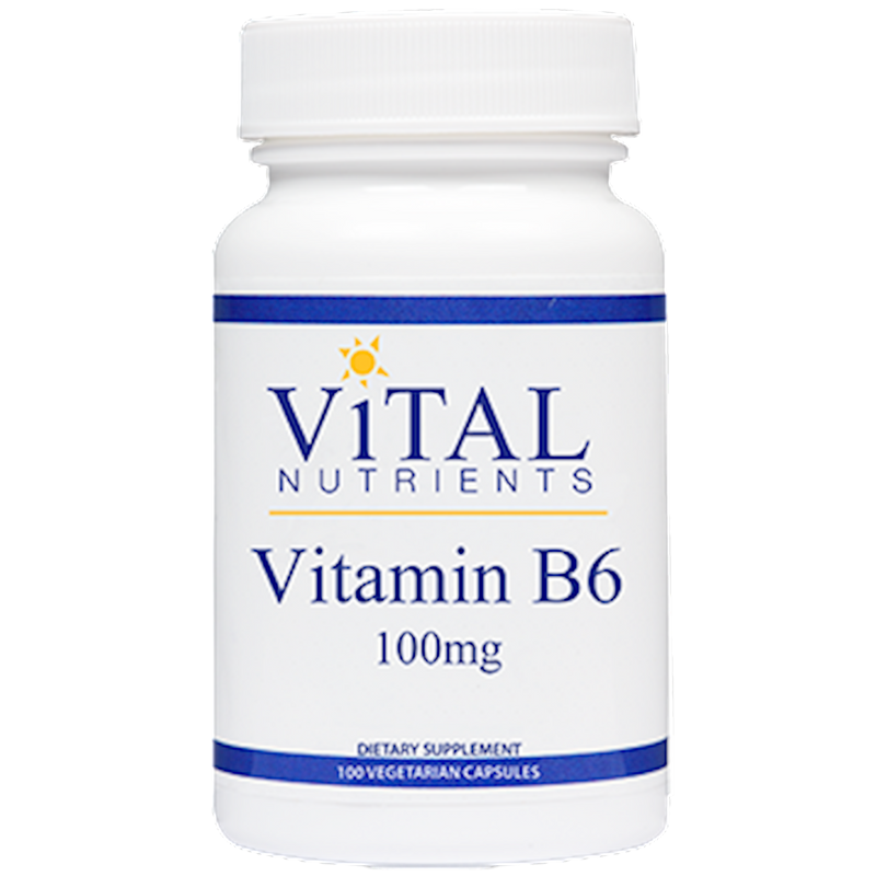Vitamin B-6 100mg 100 Capsules