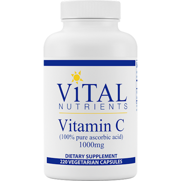 Vitamin C (100% Pure) 1000 mg 220 Vegetarian Capsules