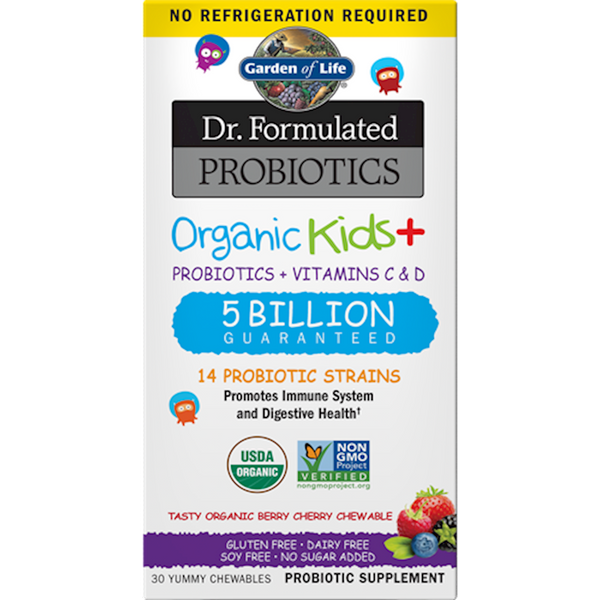 Organic Kids Probiotics Berry SS 30chew