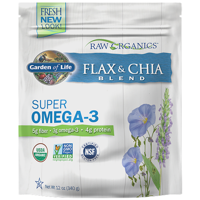 Raw Organic Flax Meal + Chia Seeds