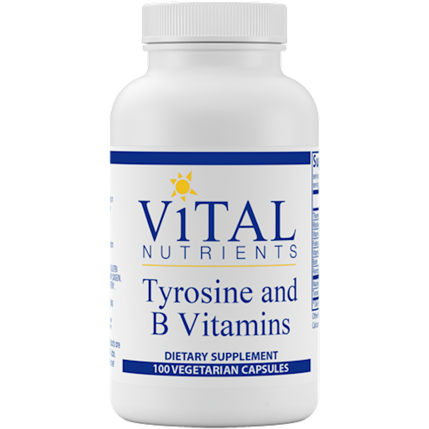 Tyrosine and B Vitamins 100 Capsules