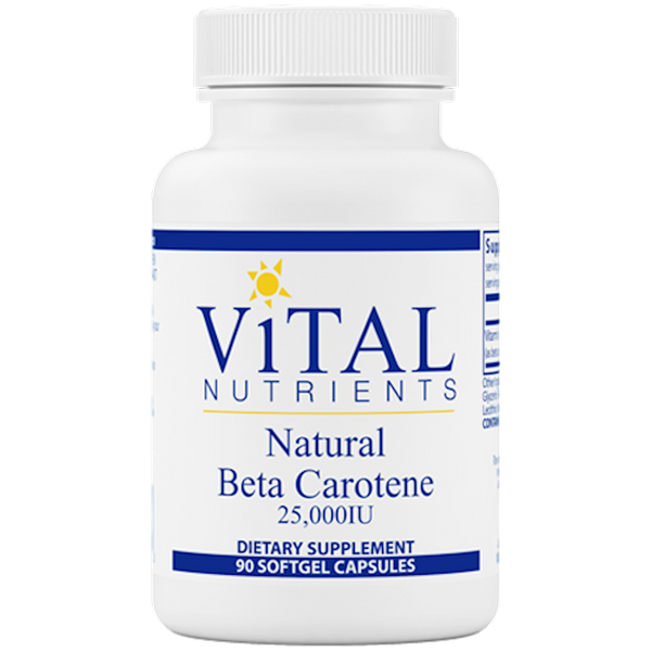 Natural Beta Carotene 25000 IU 90 softgels