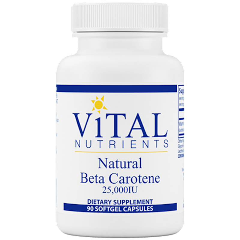 Natural Beta Carotene 25000 IU 90 softgels