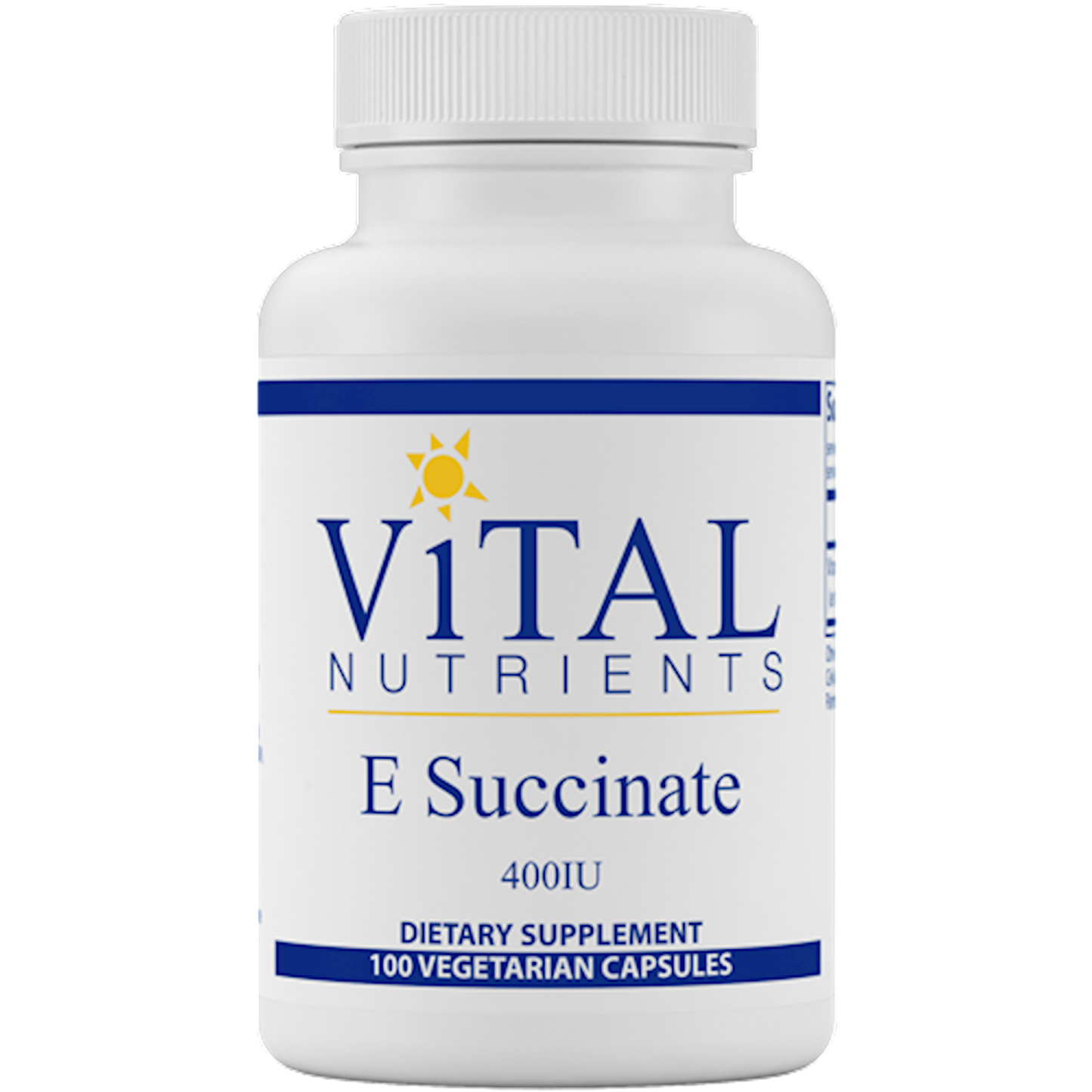 Vitamin E Succinate 400 iu 100 Vegetarian Capsules