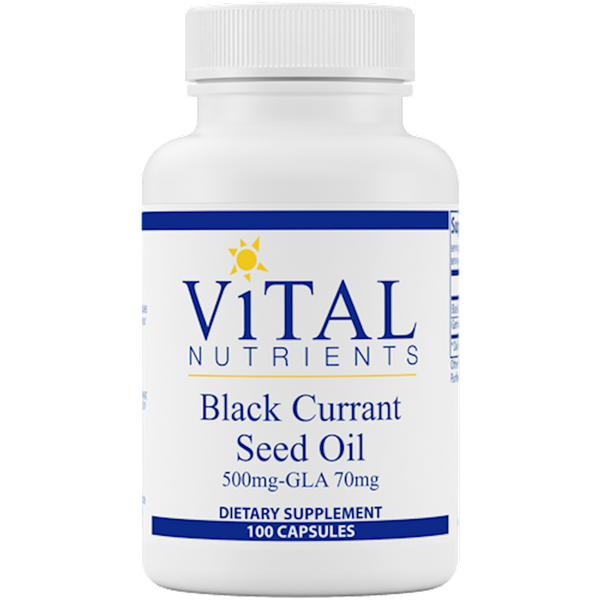 Black Currant Seed Oil 100 Softgel Capsules