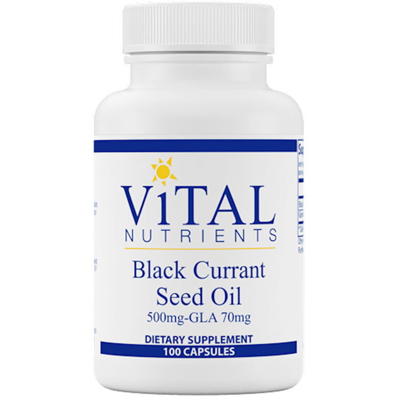 Black Currant Seed Oil 100 Softgel Capsules