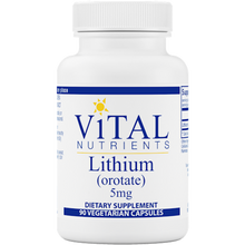 Lithium (orotate) 5 mg 90 Vegetarian Capsules