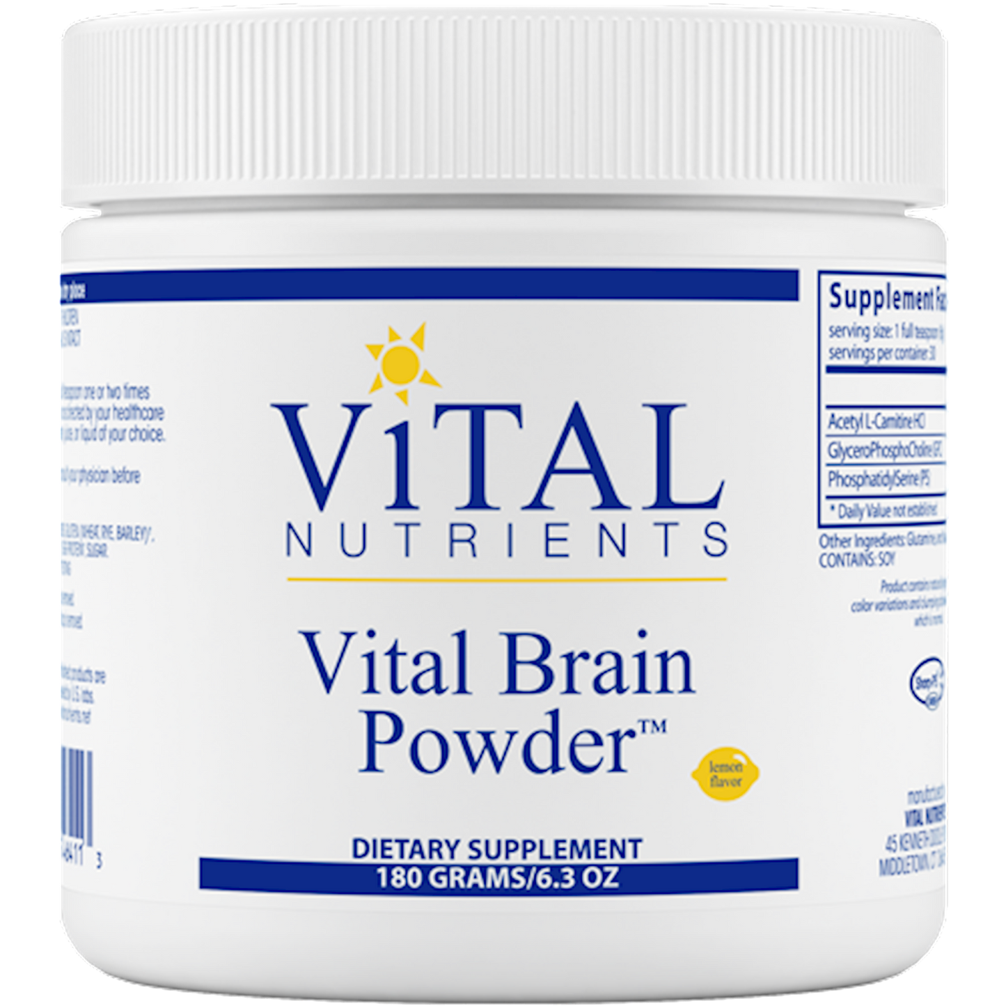 Vital Brain Powder Lemon