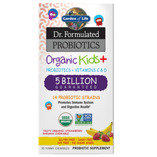 Organic Kids Probiotics Strw/Ban 30chews
