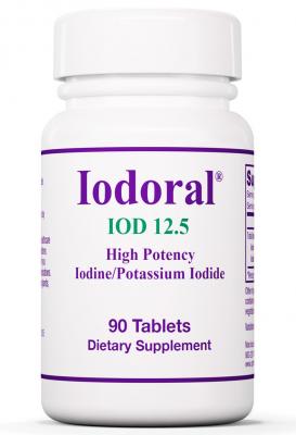 Iodoral 12.5 mg 90 Tablets - Thyroid Support Supplement with Iodine